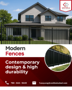 residential commercial industrial modern fence paneles